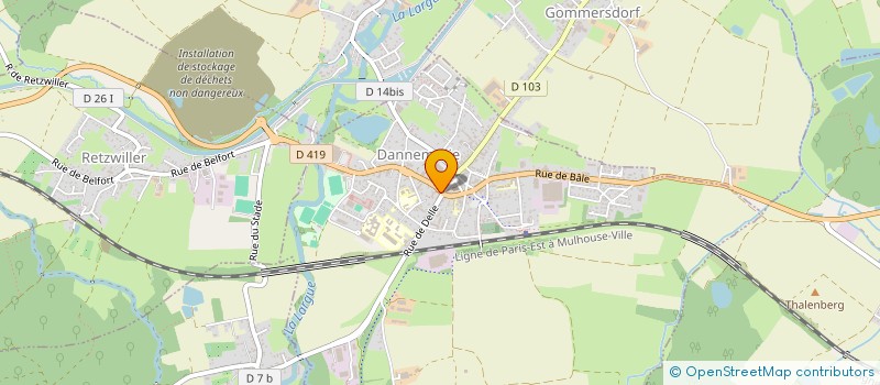 localisation de l'entreprise SCI JULES  DANNEMARIE