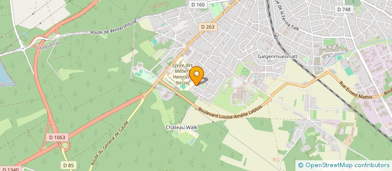 localisation de l'entreprise SCI JULES  HAGUENAU