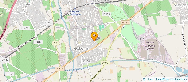 localisation de l'entreprise SCI JULES  CODOGNAN