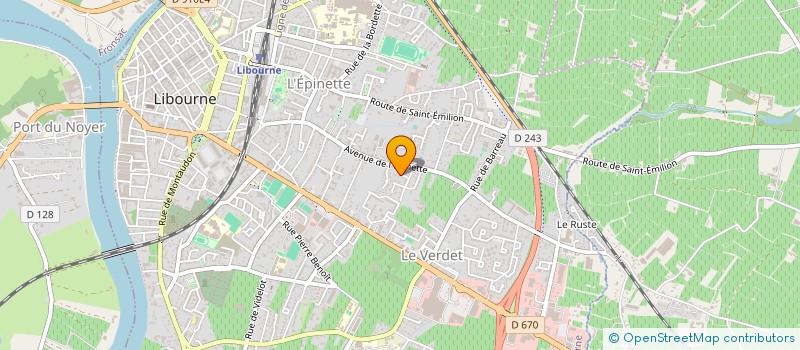 localisation de l'entreprise SCI JULES-BLACK  LIBOURNE