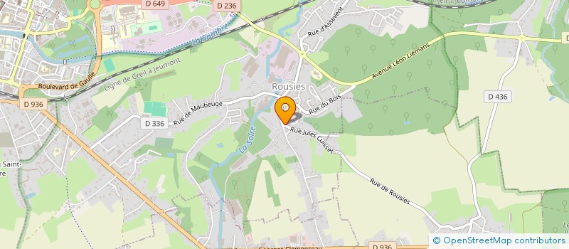 localisation de l'entreprise SCI JULES CUISSET  ROUSIES