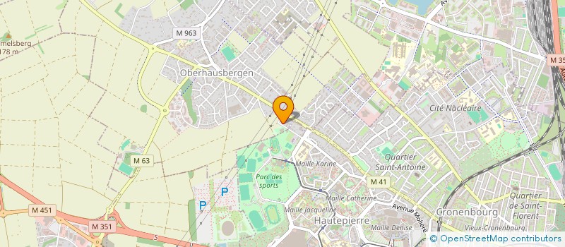 localisation de l'entreprise SCI JULES ET ENZO  OBERHAUSBERGEN