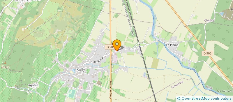 localisation de l'entreprise SCI JULES ET ROSE  RULLY