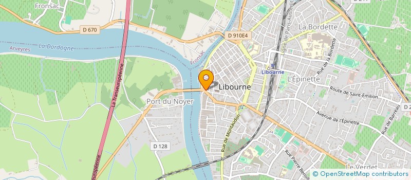 localisation de l'entreprise SCI JULES FERRY à LIBOURNE
