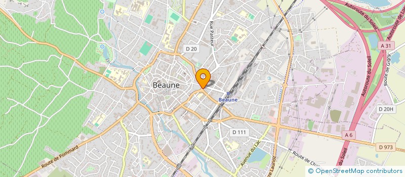 localisation de l'entreprise SCI JULES FERRY à BEAUNE