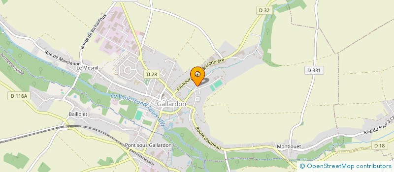 localisation de l'entreprise SCI JULES FERRY à GALLARDON