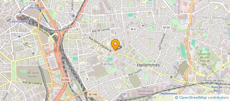 localisation de l'entreprise SCI JULES FERRY à LILLE