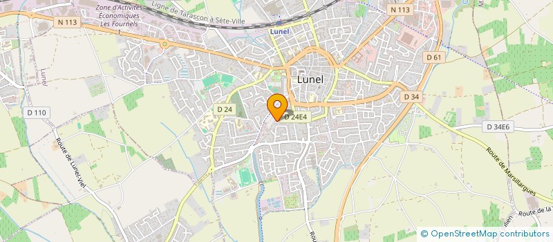 localisation de l'entreprise SCI JULES FERRY  VAUVERT