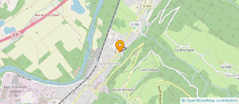 localisation de l'entreprise SCI JULES FERRY  VILLARD-BONNOT