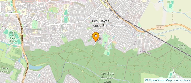 localisation de l'entreprise SCI JULES FERRY  LES CLAYES-SOUS-BOIS