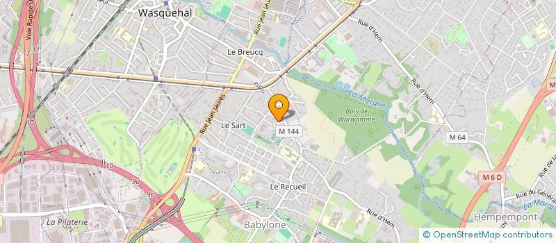 localisation de l'entreprise SCI JULES FERRY à VILLENEUVE-D'ASCQ