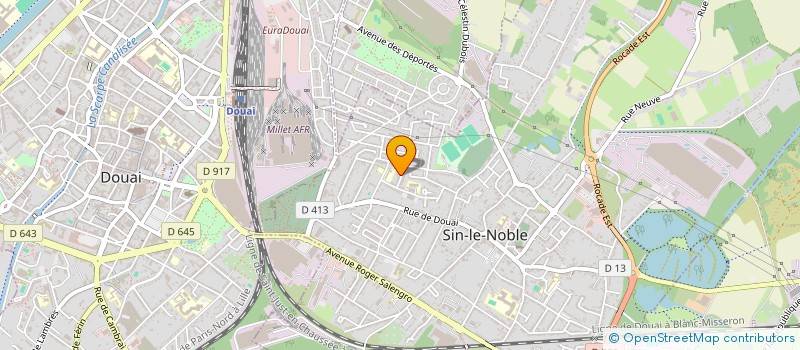 localisation de l'entreprise SCI JULES GUESDE  SIN-LE-NOBLE