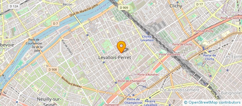 localisation de l'entreprise SCI JULES GUESDES à LEVALLOIS PERRET