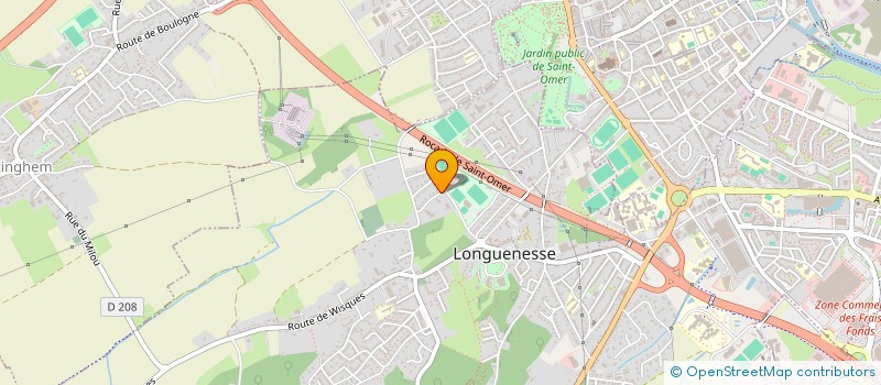 localisation de l'entreprise SCI JULES HENNEBELLE  LONGUENESSE