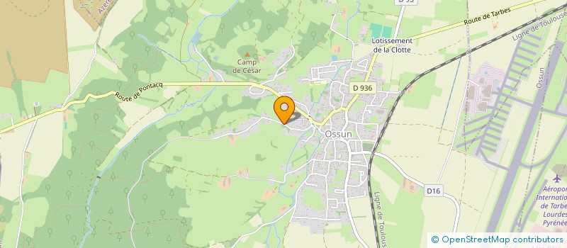 localisation de l'entreprise SCI JULES JULIEN  OSSUN