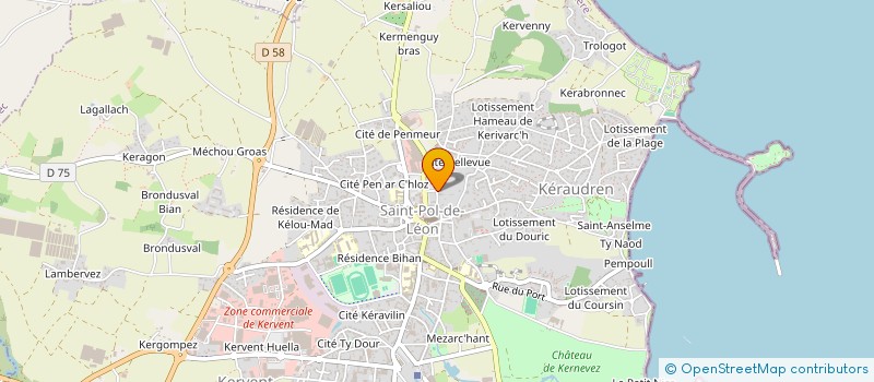 localisation de l'entreprise SCI JULES MARIE  SAINT-POL-DE-LEON