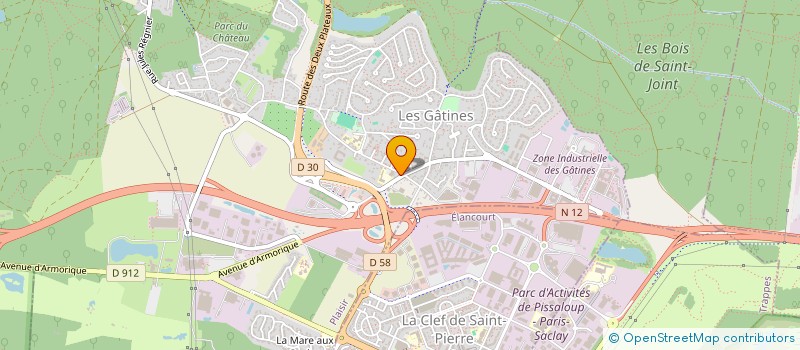 localisation de l'entreprise SCI JULES REGNIER  PLAISIR