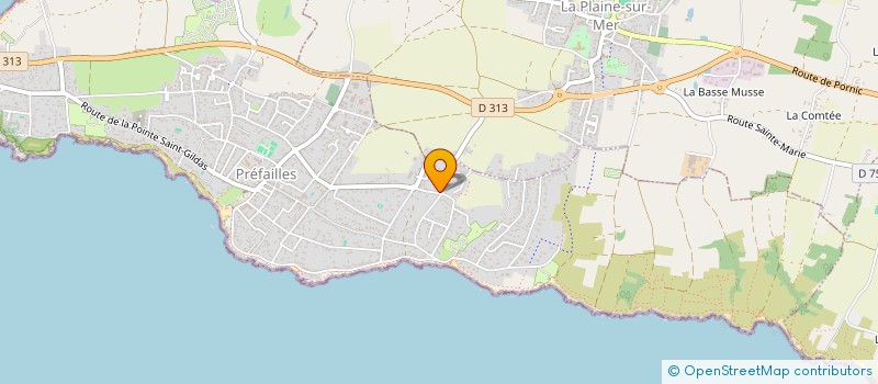 localisation de l'entreprise SCI JULES ROUSSEAU JOINVILLE  PREFAILLES