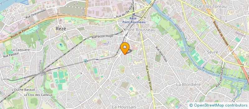 localisation de l'entreprise SCI JULES SIMON  REZE