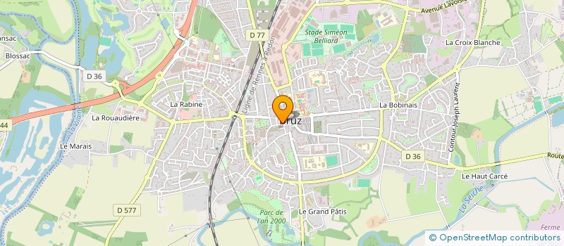 localisation de l'entreprise SCI JULES TRICAULT  BRUZ