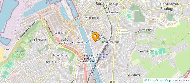 localisation de l'entreprise SCI JULES VERNE à BOULOGNE-SUR-MER