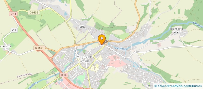 localisation de l'entreprise SCI JULES VERNE  MAGNY-EN-VEXIN