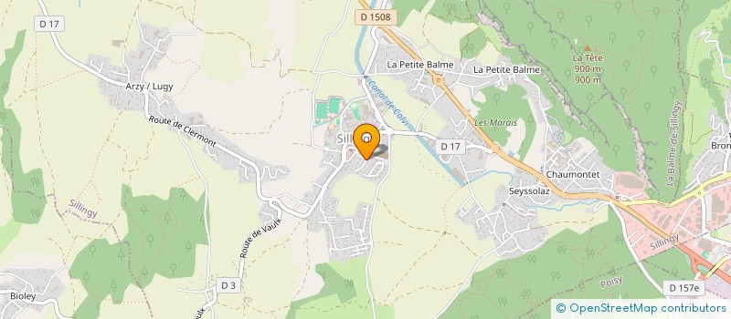 localisation de l'entreprise SCI JULES VERNE  SILLINGY