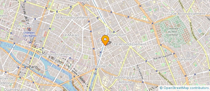 localisation de l'entreprise SCI JULES VERNE  PARIS