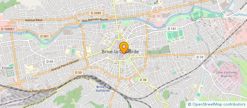 localisation de l'entreprise SCI JULES VIALLE à BRIVE-LA-GAILLARDE