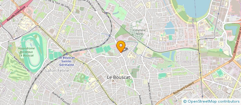 localisation de l'entreprise SCI JULEST CLAIRFONT  LE BOUSCAT