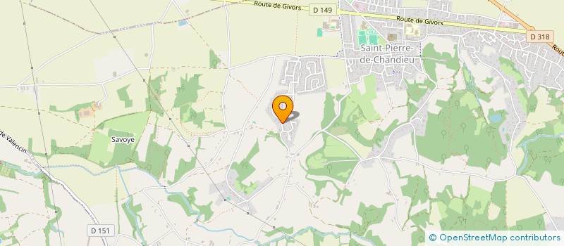 localisation de l'entreprise SCI JULESTI  SAINT-PIERRE-DE-CHANDIEU