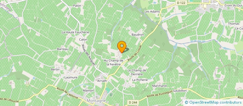 localisation de l'entreprise SCI JULEVA  MONTAGNE