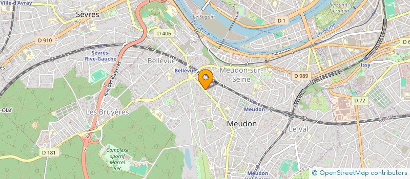 localisation de l'entreprise SCI JULEVERT à MEUDON