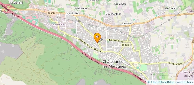 localisation de l'entreprise SCI JULFER  CHATEAUNEUF-LES-MARTIGUES