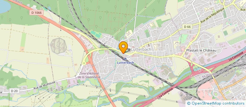 localisation de l'entreprise SCI JULI  LUTTERBACH