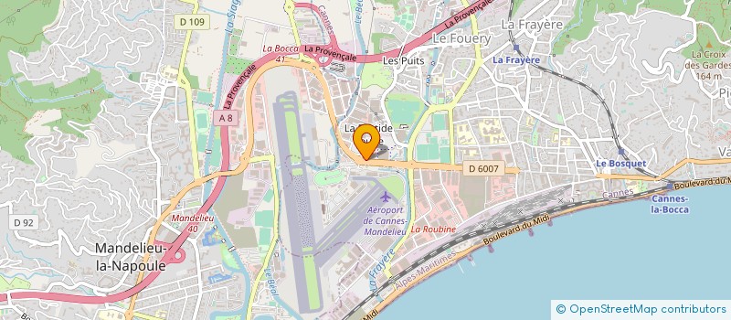 localisation de l'entreprise SCI JULIA à CANNES