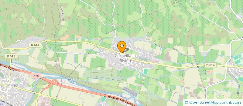 localisation de l'entreprise SCI JULIA  CORNEILLA-LA-RIVIERE