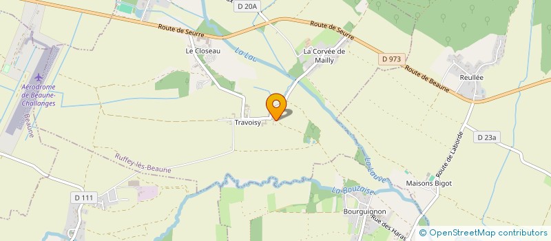 localisation de l'entreprise SCI JULIA  RUFFEY-LES-BEAUNE