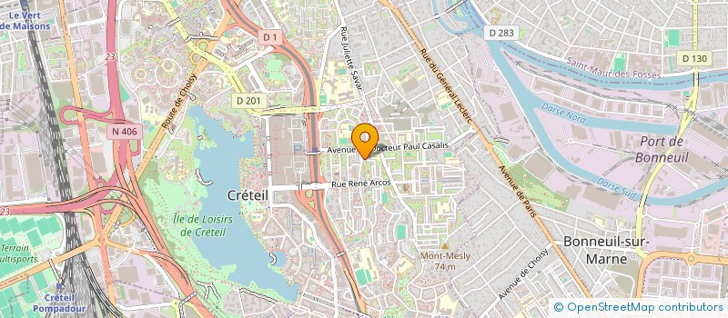 localisation de l'entreprise SCI JULIA à CRETEIL