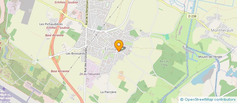 localisation de l'entreprise SCI JULIA  ECHILLAIS