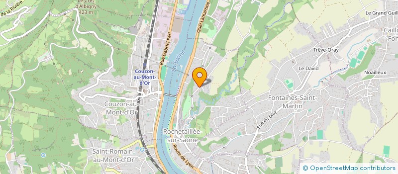 localisation de l'entreprise SCI JULIA  ROCHETAILLEE-SUR-SAONE