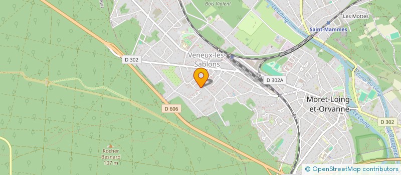 localisation de l'entreprise SCI JULIA  MORET-LOING-ET-ORVANNE