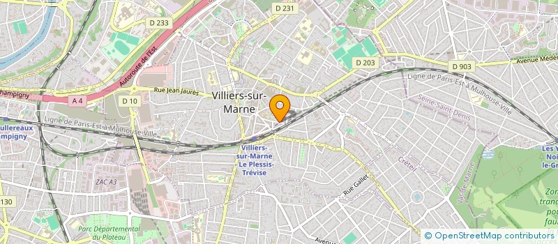 localisation de l'entreprise SCI JULIA  VILLIERS-SUR-MARNE