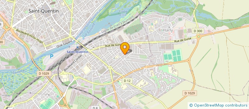 localisation de l'entreprise SCI JULIA à SAINT-QUENTIN