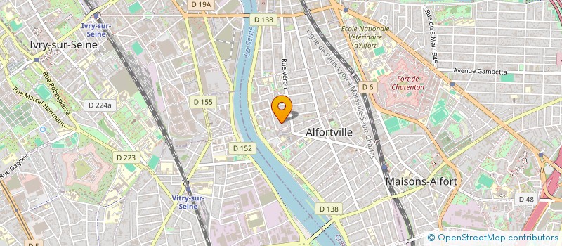 localisation de l'entreprise SCI JULIA à ALFORTVILLE