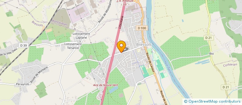 localisation de l'entreprise SCI-JULIA  BRESSOLS