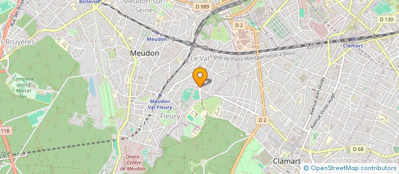 localisation de l'entreprise SCI JULIA ET FLORE à MEUDON