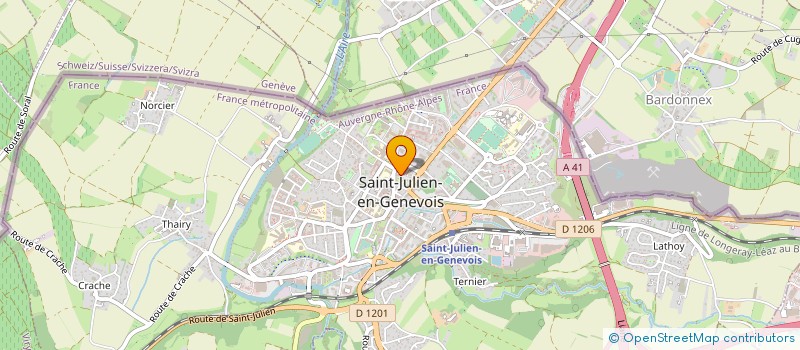localisation de l'entreprise SCI JULIA II  SAINT-JULIEN-EN-GENEVOIS