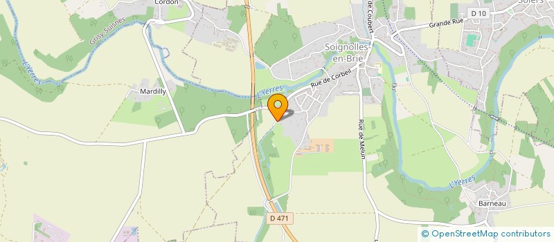 localisation de l'entreprise SCI JULIA PATRIMOINE  SOIGNOLLES-EN-BRIE