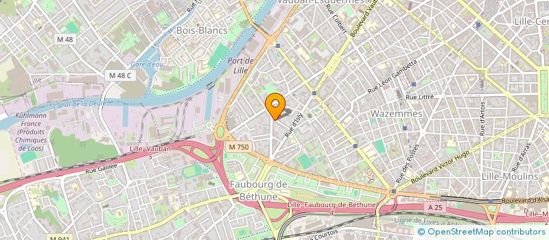 localisation de l'entreprise SCI JULIAMA LILLE à LILLE